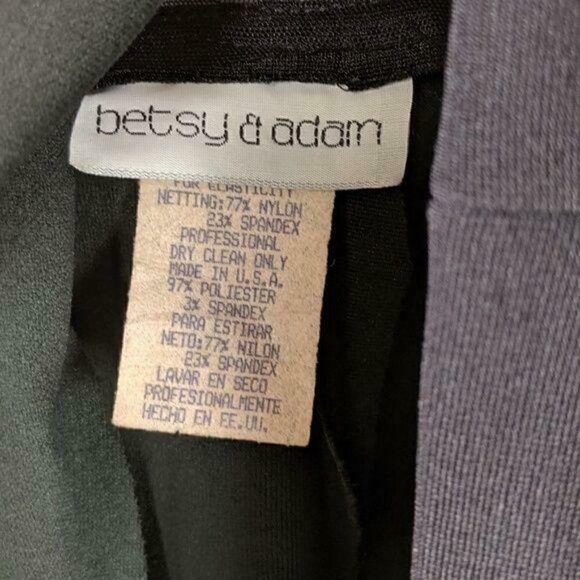 Betsy and Adam Black Mesh Cut-out Bodycon Dress Women's Medium - Picture 5 of 5